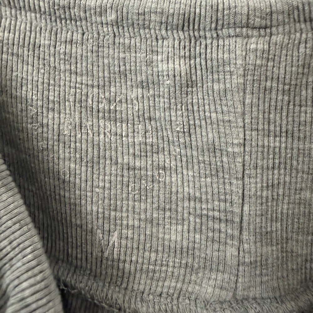Cozy Earth Womens Heather Gray Ribbed Knit Wide Leg Lounge Pants Size M - Picture 5 of 5